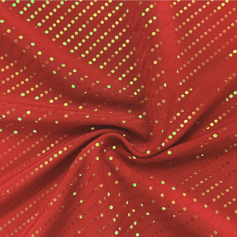Waterfall on Polyester Spandex Fabric | Blue Moon Fabrics