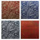 Traditional Polynesian Tattoo Design Foil Fabric | Islands Fabric