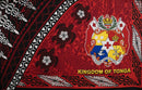 Kingdom of Tonga Seal Turtle Plumeria | Sarong Red