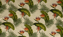 2nd image of Birds of Paradise Palm Banana Leaf Upholstery Fabric
