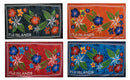 Swatches of Fiji Islands Topical Flowers Banana Leaf Sarong
