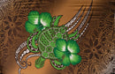 Brown colored Hibiscus Turtle Tribal Assortment Polyester Sarong
