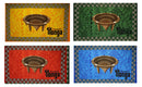 Swatches of Kingdom of Tonga Kava Bowl All Around Border Sarong