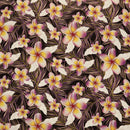 Plumeria/Palm | Rayon Fabric Pink