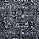 Traditional Polynesian Tapa design Polyester Fabric | Islands Fabric