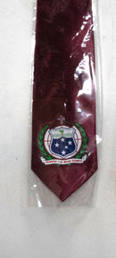 Burgundy colored Samoa Seal Tie