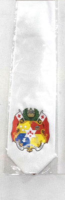 White Tonga Seal Tie