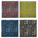 Swatches of Traditional Polynesian Tapa Light Barkcloth Fabric