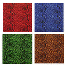 Swatches of Traditional Polynesian Tattoo Design Rayon Poplin Fabric