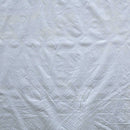 White colored Traditional Polynesian Tattoo Polyester Fabric