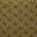 Gold colored Traditional Polynesian Tattoo Triangle formation design Fabric