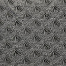 Grey colored Traditional Polynesian Tattoo Triangle formation design Fabric