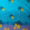 Tiare Traditional Tattoo Gradient Cotton Fabric | Islands Fabric